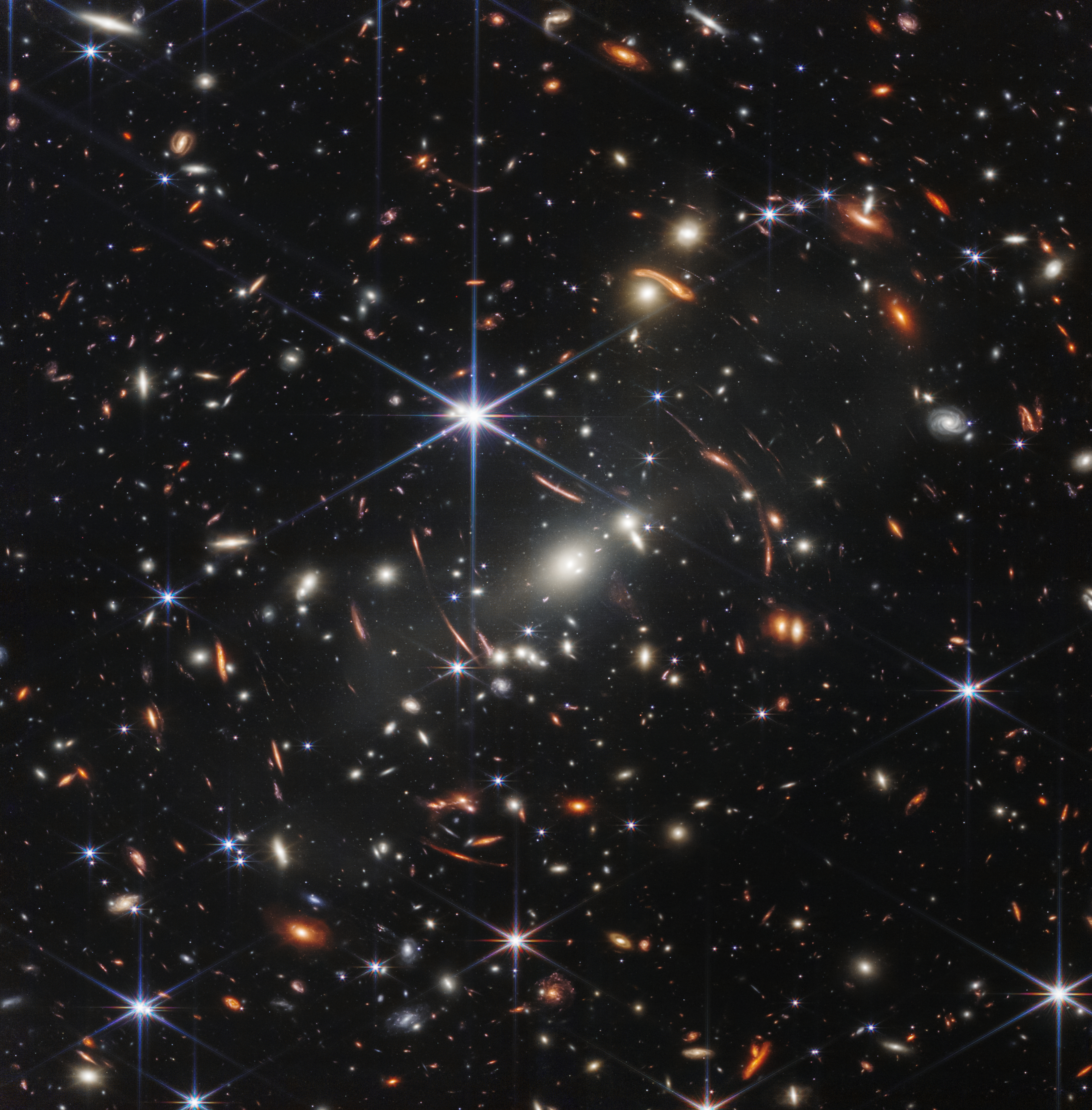 JWST First Deep Field — galaxy cluster SMACS 0723